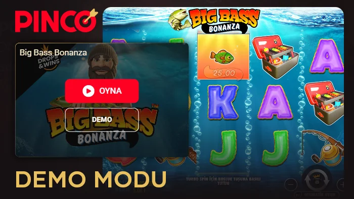 Pinco sitesinde Big Bass Bonanza'yı ücretsiz oynayın - demo modu